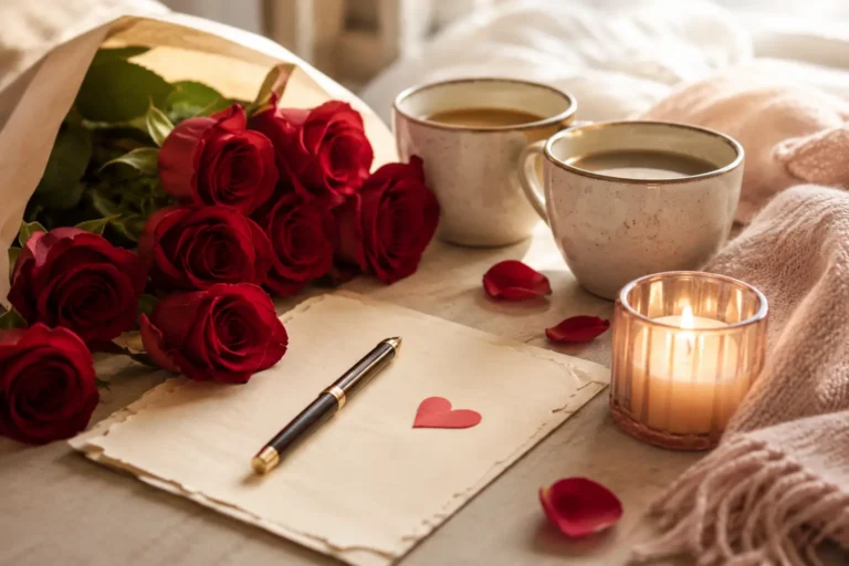 MessageAura feature image for romantic love messages with warm, clean, emotional design.