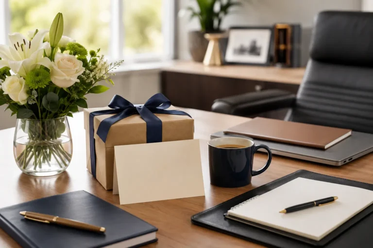 Clean lifestyle image representing boss day messages with a warm, meaningful, message-focused setting.