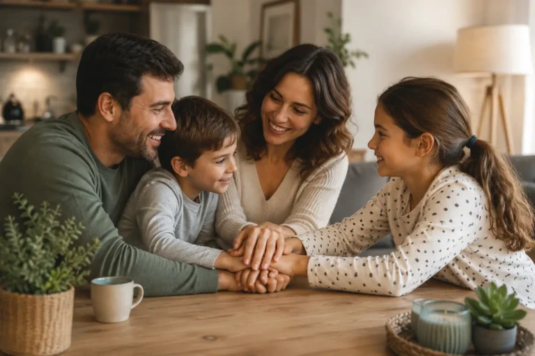 Clean lifestyle image representing family love messages with a warm, meaningful, message-focused setting.